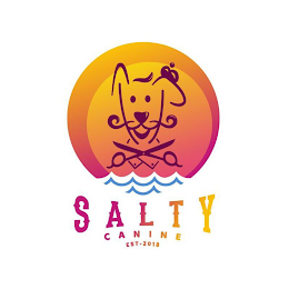 S A L T Y  C A N I N E  EST-2018 logo