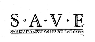 S-A-V-E SEGREGATED ASSET VALUES FOR EMPLOYEES logo