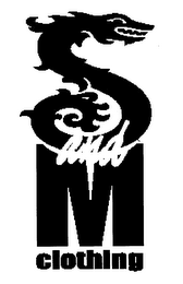 S AND M CLOTHING logo