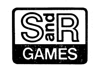 S AND R GAMES logo