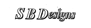 S B DESIGNS logo