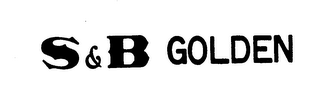 S & B GOLDEN logo