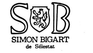 S B SIMON BIGART DE SELESTAT logo