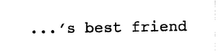 ...'S BEST FRIEND logo