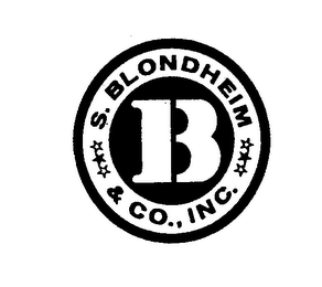 S. BLONDHEIM & CO., INC.  B logo
