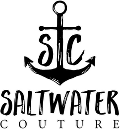 S C SALTWATER COUTURE logo