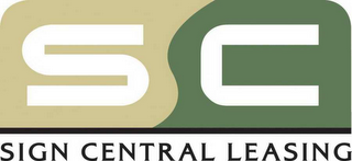 S C SIGN CENTRAL LEASING logo