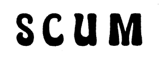 S C U M logo