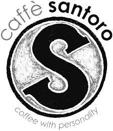 S CAFFÈ SANTORO COFFEE WITH PERSONALITY logo