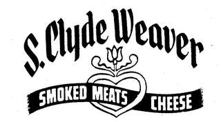 S. CLYDE WEAVER SMOKED MEATS CHEESE logo
