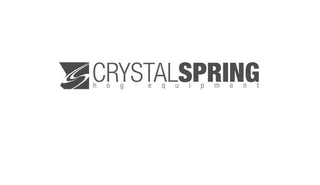 S CRYSTAL SPRING H O G E Q U I P M E N T logo