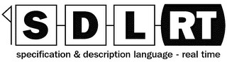 S D L RT SPECIFICATION AND DESCRIPTION LANGUAGE REAL TIME logo