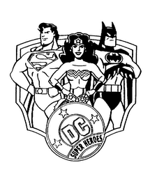 S DC SUPER HEROES logo