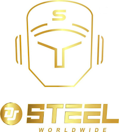 S DJ STEEL WORLDWIDE logo