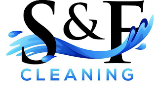 S & F CLEANING logo