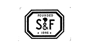 S & F  FOUNDED 1846 logo