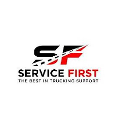 S F SERVICE FIRST THE BEST IN TRUCKING SUPPORT logo