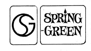 S G SPRING GREEN logo