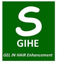 S GIHE GEL IN HAIR ENHANCEMENT logo