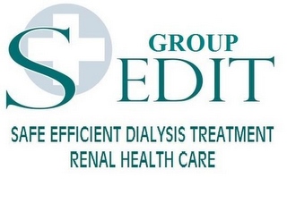 S GROUP SEDIT SAFE EFFICIENT DIALYSIS TREATMENT RENAL HEALTH CARE logo