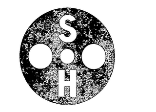 S H logo