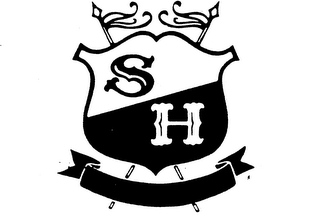 S H logo