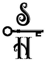 S H logo