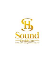 S H SOUND HEALTHCARE EXCELLENT CARE, BETTER HEALTH logo