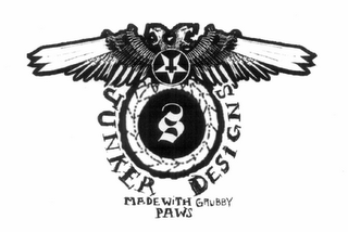 S JUNKER DESIGNS MADE WITH GRUBBY PAWS logo
