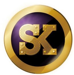 S K logo