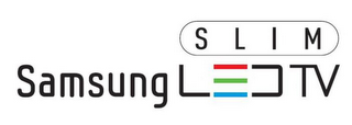 S L I M SAMSUNG LED TV logo