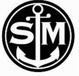 S M logo