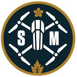 S, M logo