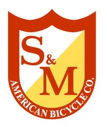 S & M AMERICAN BICYCLE CO. logo
