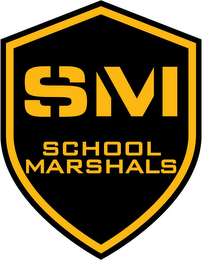 S M SCHOOL MARSHALS logo