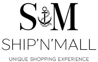 S M SHIP'N'MALL UNIQUE SHOPPING EXPERIENCE logo