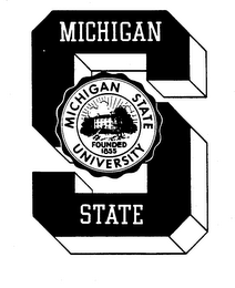 S MICHIGAN STATE MICHIGAN STATE UNIVERSITY FOUNDED 1855 logo