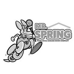 S MR. SPRING YOUR LOCAL GARAGE DOOR COMPANY logo