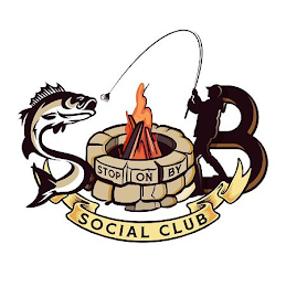 S O B STOP ON BY SOCIAL CLUB logo