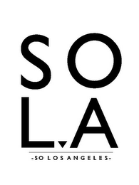 S O L A -SO LOS ANGELES- logo