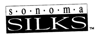 S-O-N-O-M-A SILKS logo