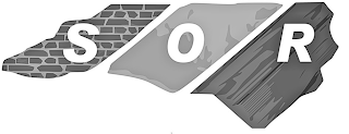 S O R logo