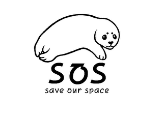 S O S SAVE OUR SPACE logo
