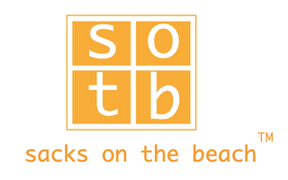 S O T B SACKS ON THE BEACH logo