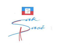 S P SAK PASÉ ("THE ENGLISH TRANSLATION OF THE WORDING SAK PASE IN THE MARK IS WHAT'S HAPPENING") logo