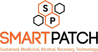 S P SMART PATCH SUSTAINED, MEDICINAL, ALCOHOL, RECOVERY, TECHNOLOGY logo