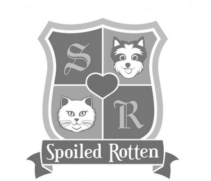 S R SPOILED ROTTEN logo