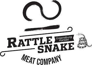 S RATTLE SNAKE GREENSBURG KANSAS MEAT COMPANY logo