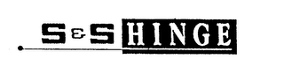 S & S HINGE logo