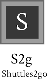 S S2G SHUTTLES2GO logo